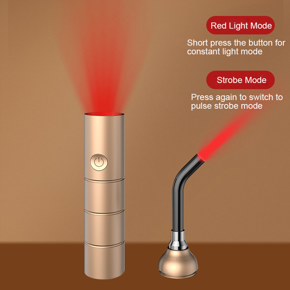 口内炎治療用コールドソアデバイス 赤色光療法 660nm 8 - Galvanic Skin Sensor のレビューと価格