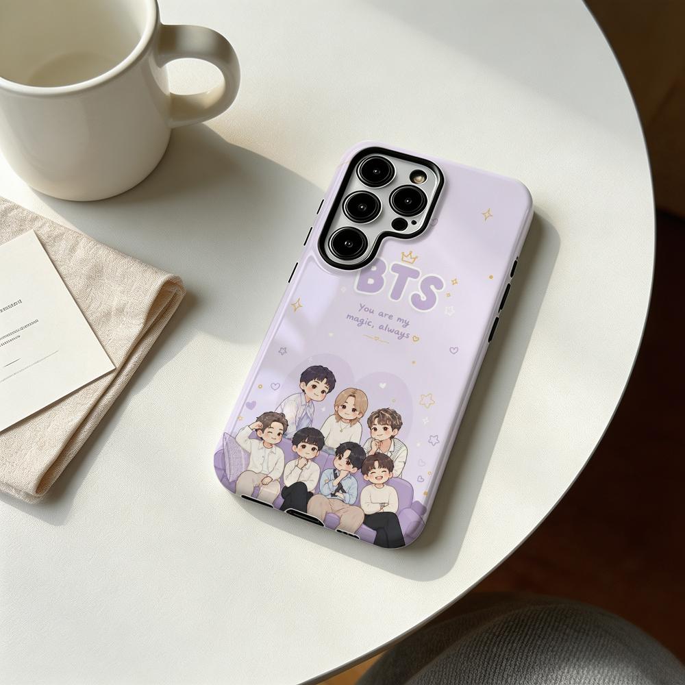 クールな防弾BTSボーイズデザインのスマホケース、サムスンギ - Samsung Galaxy S24 のレビューと価格
