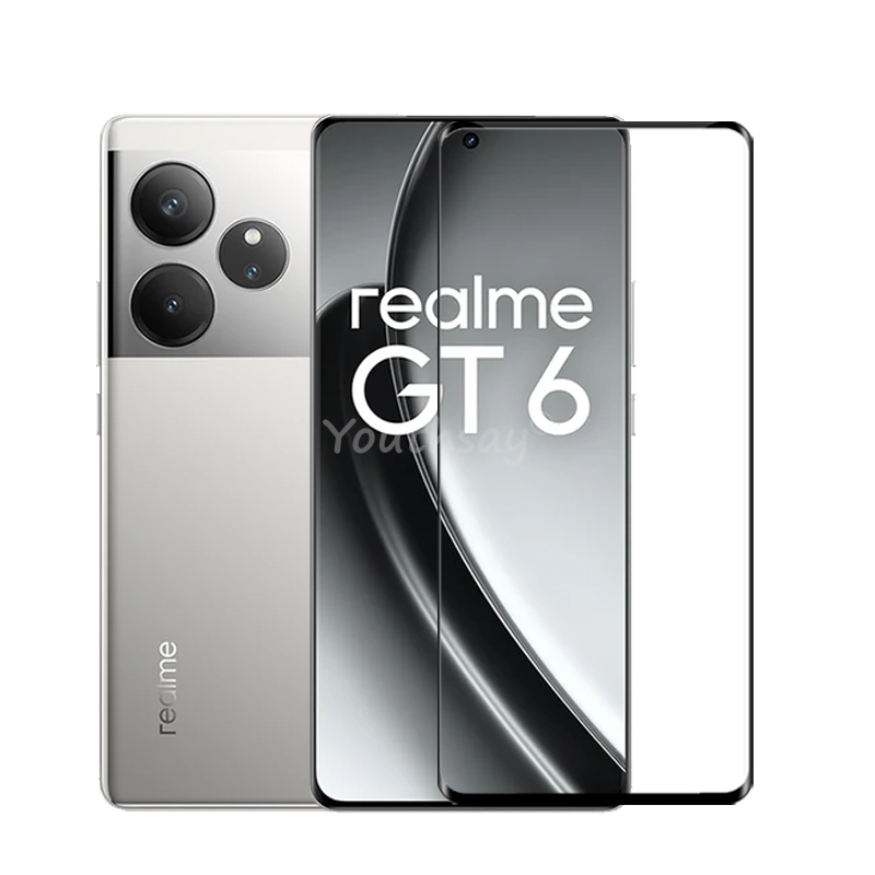 フルカバーガラス Realme GT 6 強化ガラス Rea - Realme Gt 6 のレビューと価格