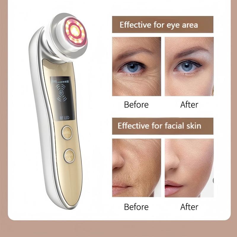 5 in 1 RFフェイシャルマッサージャー、クールマイクロ - Galvanic Skin Sensor のレビューと価格