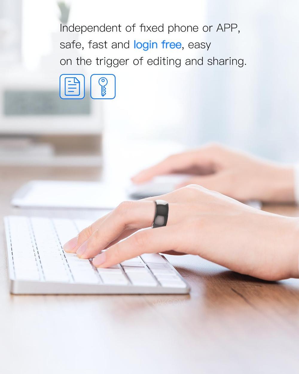 Jakcom スマート リング R4 ウェアラブル デバイス - Smart Ring Nfc Pay のレビューと価格