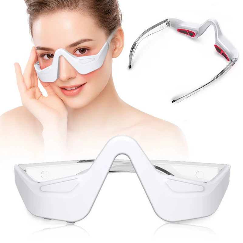 目の下の赤色光療法デバイス、目の赤色光療法グラス、くまやむく - Light Therapy Glasses のレビューと価格